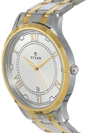 Titan Karishma Analog Silver Dial Men's Watch NM1775BM01/NN1775BM01/NP1775BM01 