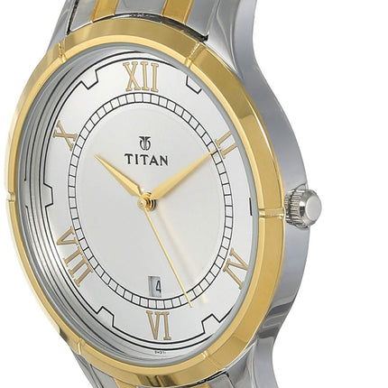Titan Karishma Analog Silver Dial Men's Watch NM1775BM01/NN1775BM01/NP1775BM01 