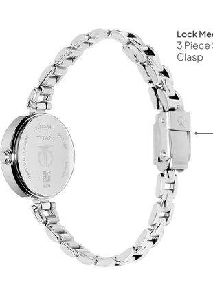 Titan Karishma Analog Silver Dial Women's Watch -NM2598SM01 / NL2598SM01 / NN2598SM01 