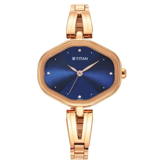 Titan Karishma Blue Dial Metal Strap Analog Watch for Women-NS2680WM01/NT2680WM01 