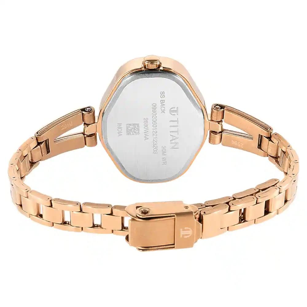 Titan Karishma Blue Dial Metal Strap Analog Watch for Women-NS2680WM01/NT2680WM01 