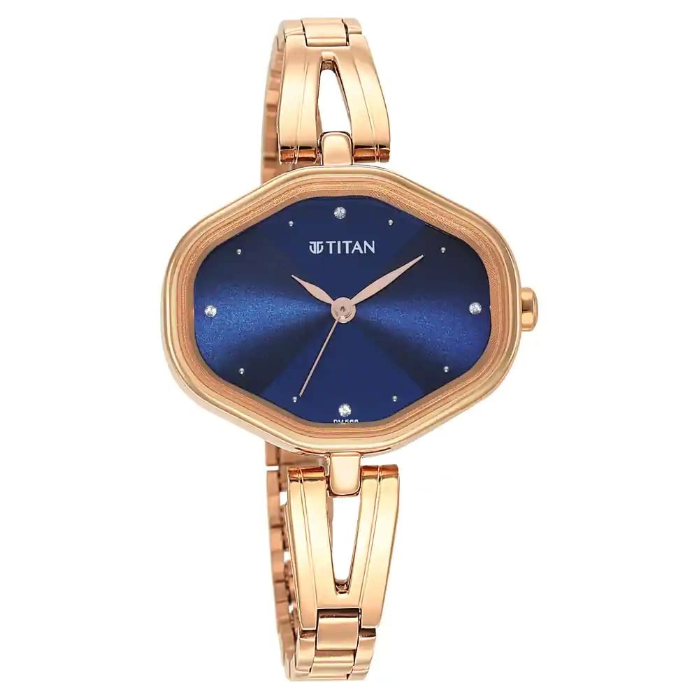 Titan Karishma Blue Dial Metal Strap Analog Watch for Women-NS2680WM01/NT2680WM01 