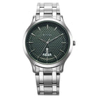 Titan Karishma Quartz Analog Green Dial Stainless Steel Strap Watch for Men-1825SM11/NT1825SM11 