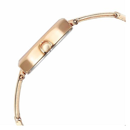 Titan Karishma Quartz Analog Lavender Dial Rose Gold Stainless Steel Strap Watch for Women - NT2702WM02 