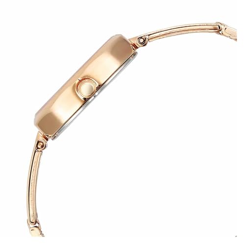 Titan Karishma Quartz Analog Lavender Dial Rose Gold Stainless Steel Strap Watch for Women - NT2702WM02 
