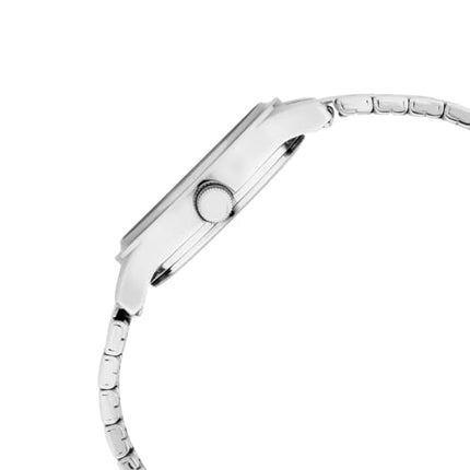 Titan Karishma Quartz Analog with Date Midnight Blue Dial Silver Metal Strap Watch for Women - NT2638SM01 