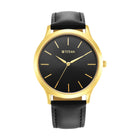 Titan Karishma Radiance Black Dial Analog Leather Strap Watch for Men-NS1825YL03 