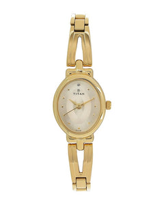 Titan Karishma Revive Analog Champagne Dial Women's Watch-NM2594YM01 / NL2594YM01 