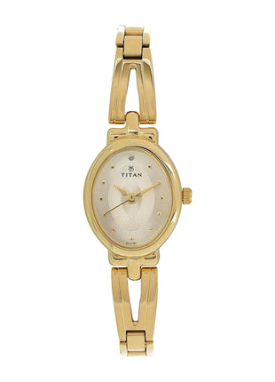 Titan Karishma Revive Analog Champagne Dial Women's Watch-NM2594YM01 / NL2594YM01 