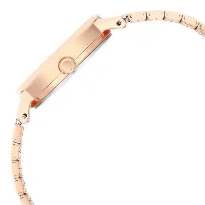 Titan Karishma Rose Gold Dial Analog Stainless Steel Strap Watch for Women-NS2678WM01/NT2678WM01 