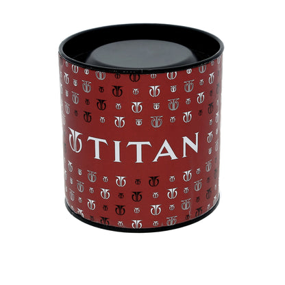 Titan Karishma Trendsetter Quartz Analog with Day & Date Midnight Blue Dial Two Toned Silver & Gold Stainless Steel Strap Watch for Men - NT1824BM03 