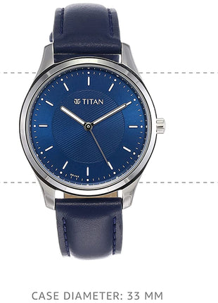 Titan Ladies Neo Economy Analog Blue Dial Women's Watch 2639SL02/NN2639SL02/NP2639SL02 