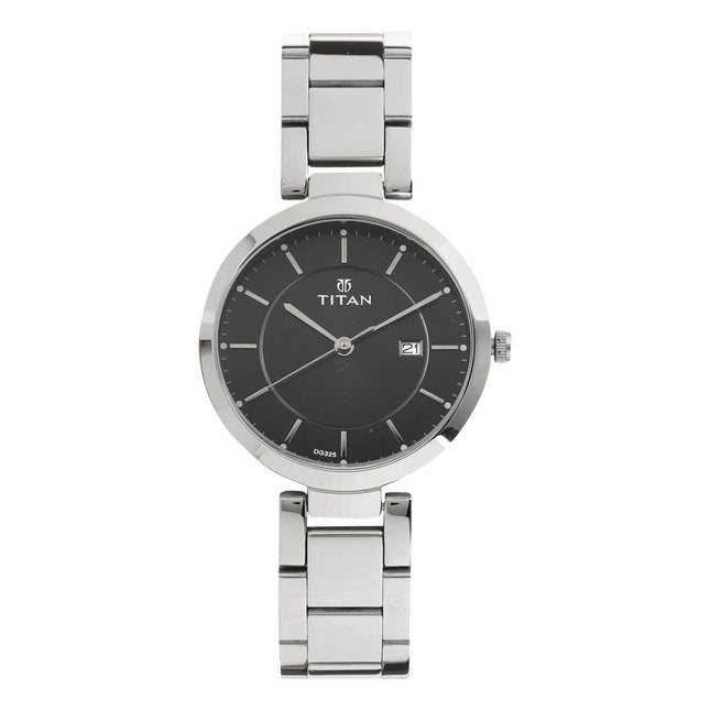 Titan Ladies Neo - Ii Analog Black Dial Women's Watch NM2480SM08/NN2480SM08 