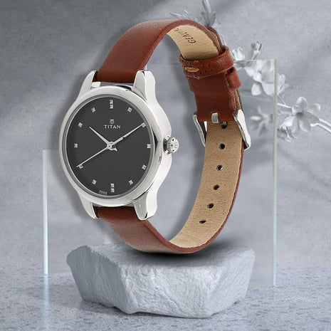 Titan Ladies Neo - Ii Analog Black Dial Women's Watch NM2481SL07/NN2481SL07/NP2481SL07 