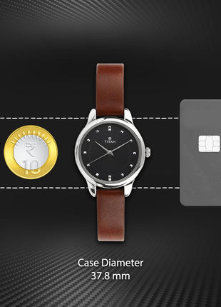 Titan Ladies Neo - Ii Analog Black Dial Women's Watch NM2481SL07/NN2481SL07/NP2481SL07 