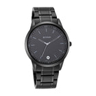 Titan Men's Timeless Style Analog Watch: Refined Black Dial and Metal Strap-1806NM01 