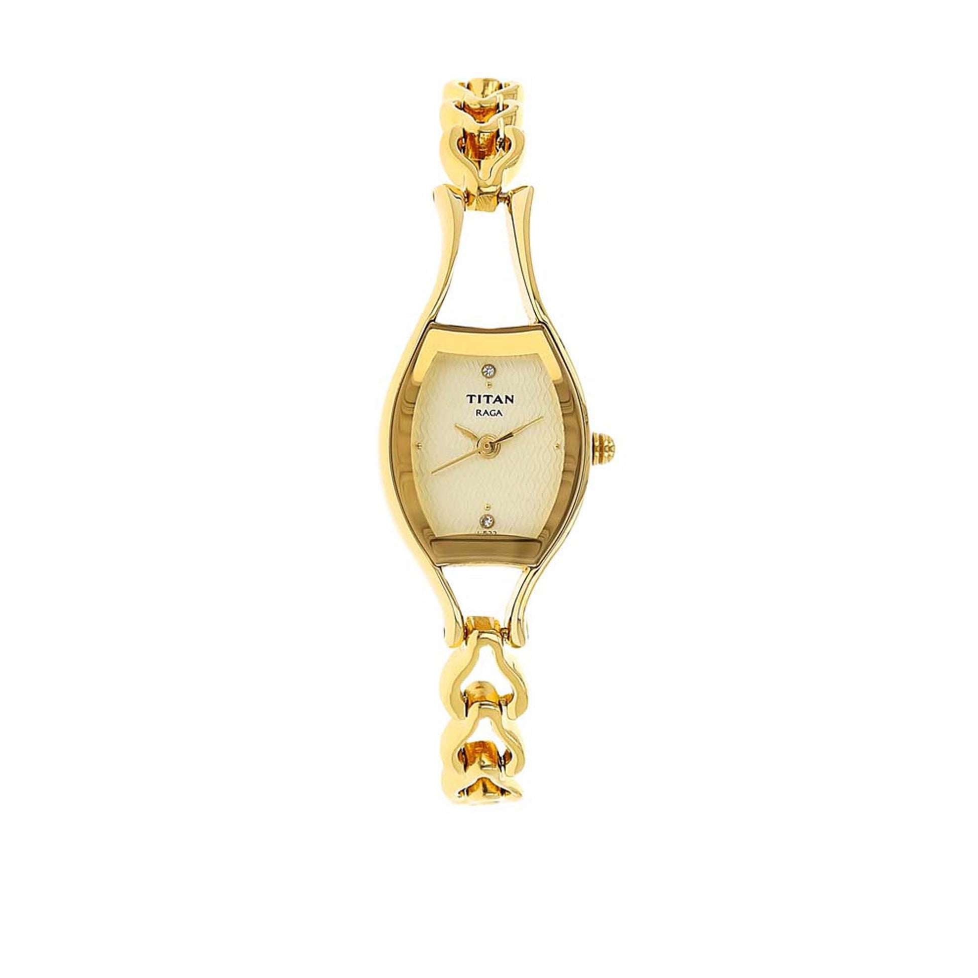 Titan Metal Raga Analog Multi-Color Dial Women's Watch-Nm2331Ym02 / Nl2331Ym02/Nn2331Ym02, Band Color:Gold 