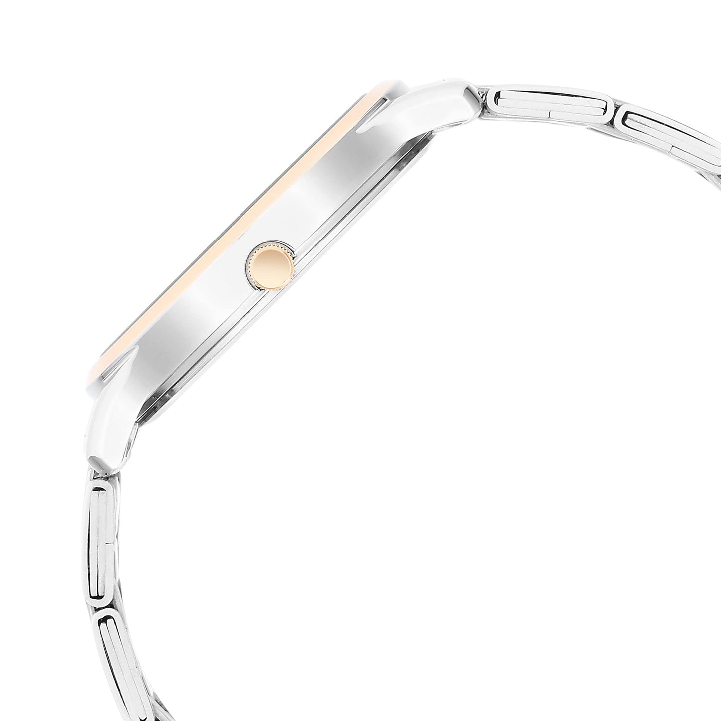 Titan Quartz Analog Black Dial Stainless Steel Strap Watch for Men-NS1825KM02 