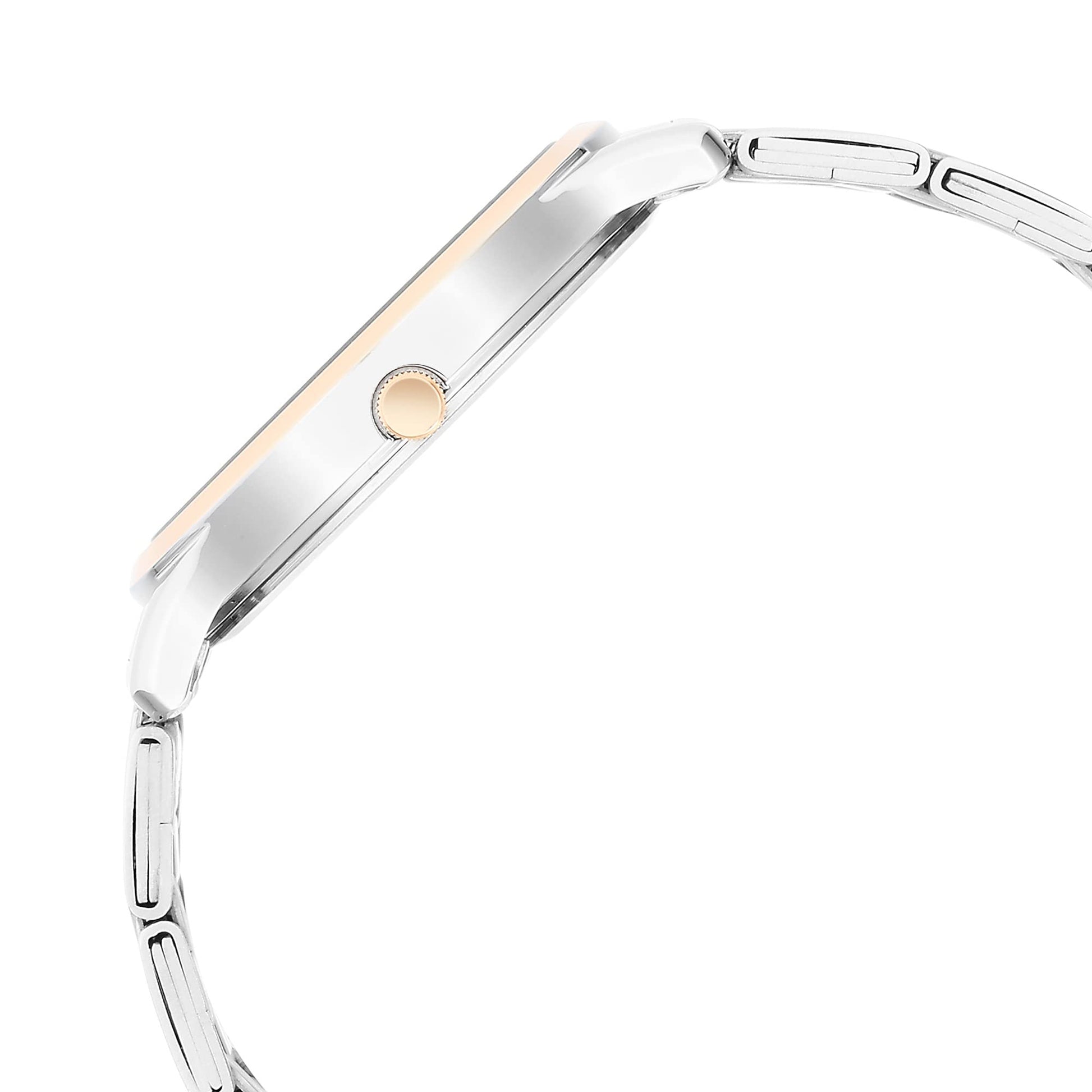 Titan Quartz Analog Black Dial Stainless Steel Strap Watch for Men-NS1825KM02 