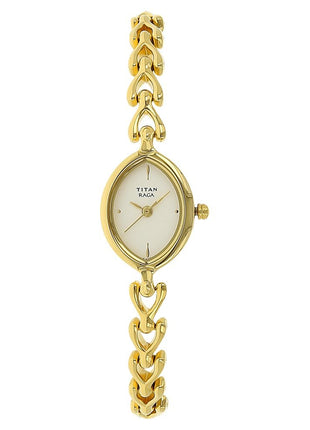 Titan Raga Analog White Dial Women's Watch NM2370YM01/NN2370YM01/NP2370YM01 