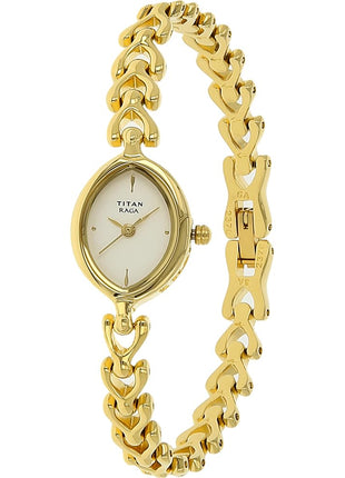 Titan Raga Analog White Dial Women's Watch NM2370YM01/NN2370YM01/NP2370YM01 