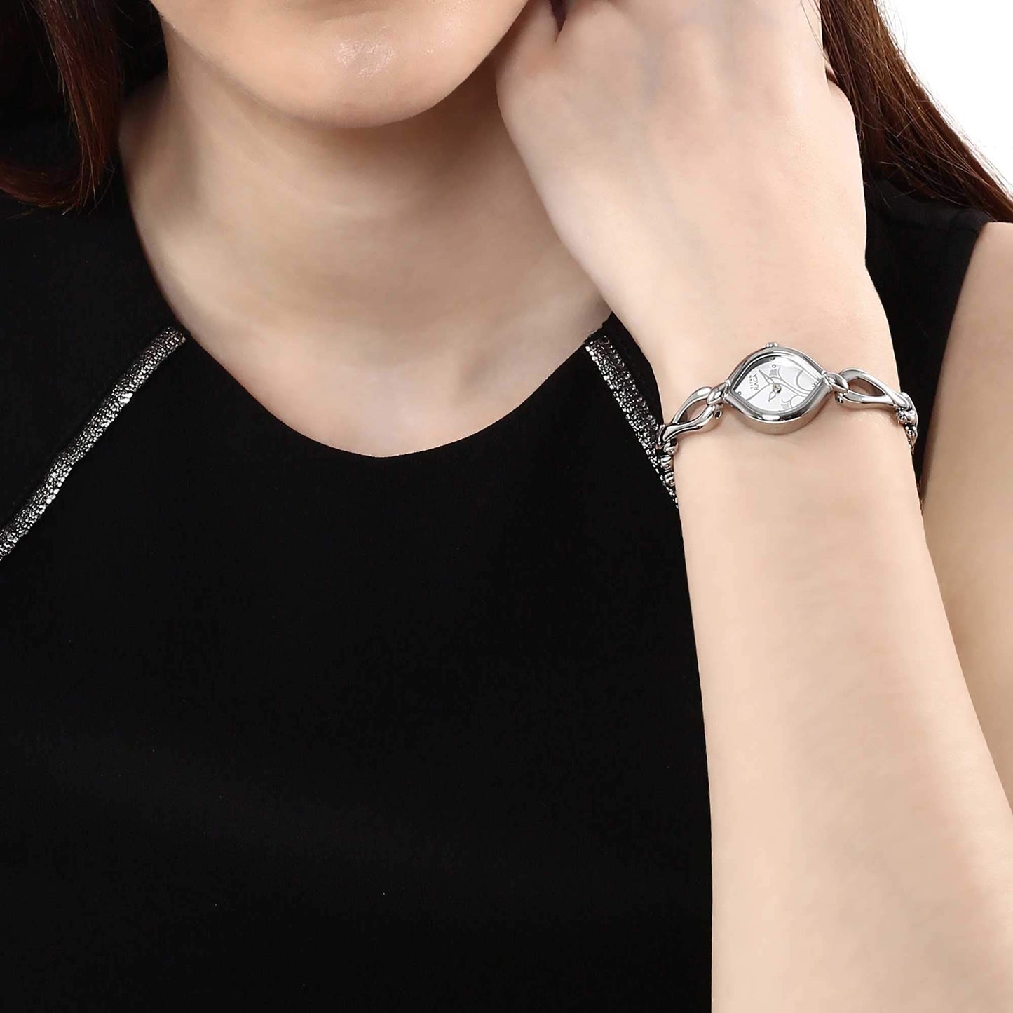 Titan Raga Analog White Dial Women's Watch -NM2455SM01 / NL2455SM01/NP2455SM01 