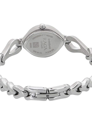 Titan Raga Analog White Dial Women's Watch -NM2455SM01 / NL2455SM01/NP2455SM01 