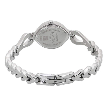 Titan Raga Analog White Dial Women's Watch -NM2455SM01 / NL2455SM01/NP2455SM01 