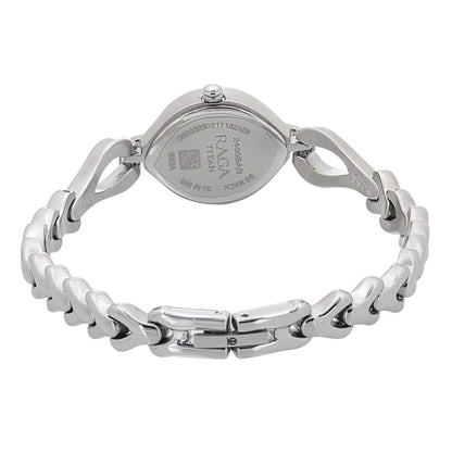 Titan Raga Analog White Dial Women's Watch -NM2455SM01 / NL2455SM01/NP2455SM01 