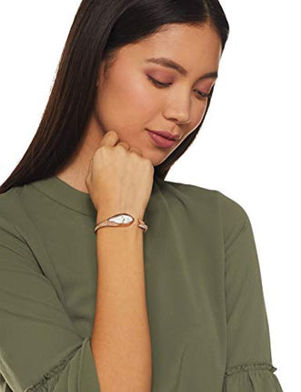 Titan Raga Aqua Mother of Pearl Dial Analog Metal Strap Watch for Women-NS9812WM01 