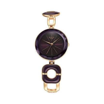 Titan Raga Delight Mother of Pearl Dial Analog Metal Strap Watch for Women-NS95201WM01 