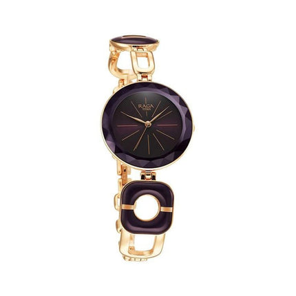 Titan Raga Delight Mother of Pearl Dial Analog Metal Strap Watch for Women-NS95201WM01 