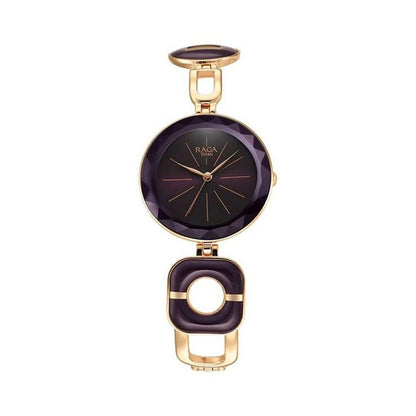 Titan Raga Delight Mother of Pearl Dial Analog Metal Strap Watch for Women-NS95201WM01 