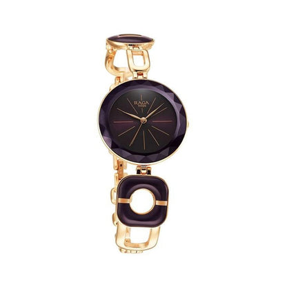 Titan Raga Delight Mother of Pearl Dial Analog Metal Strap Watch for Women-NS95201WM01 