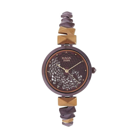 Titan Raga Facets Analog Brown Dial Women's Watch NM95121KM01/NN95121KM01/NP95121KM01 