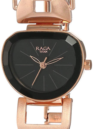 Titan Raga Facets analog Black Dial Women's Watch 95119WM01/NN95119WM01/NP95119WM01 