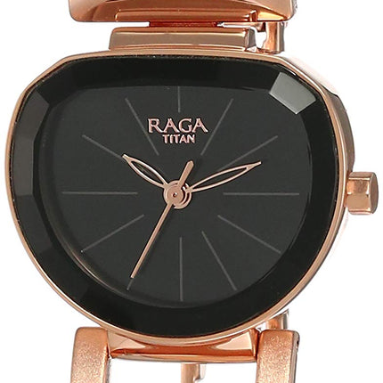 Titan Raga Facets analog Black Dial Women's Watch 95119WM01/NN95119WM01/NP95119WM01 