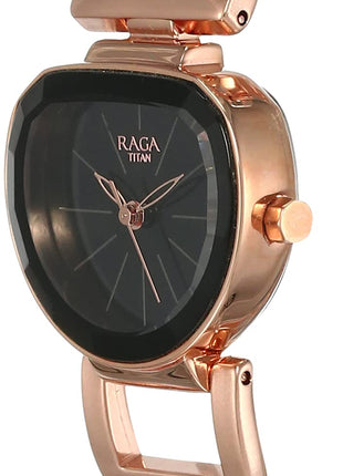 Titan Raga Facets analog Black Dial Women's Watch 95119WM01/NN95119WM01/NP95119WM01 