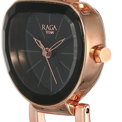Titan Raga Facets analog Black Dial Women's Watch 95119WM01/NN95119WM01/NP95119WM01 
