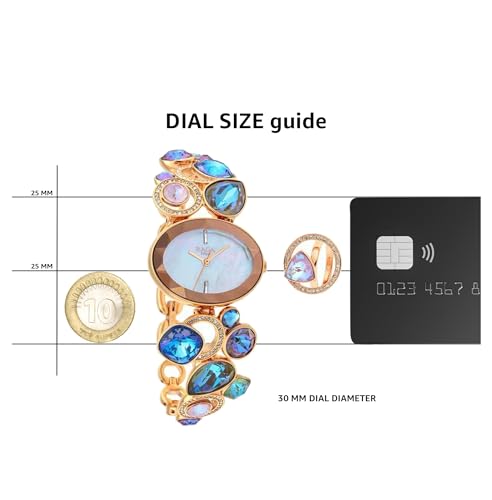 Titan Raga Moments of Joy Mother of Pearl Dial Women Multicolor Analog Watch with Metal Strap-NS95126WM01F 
