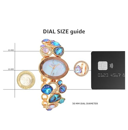 Titan Raga Moments of Joy Mother of Pearl Dial Women Multicolor Analog Watch with Metal Strap-NS95126WM01F 