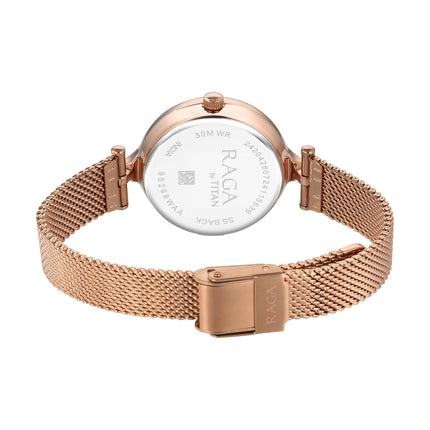 Titan Raga Showstopper 2.0 Quartz Pink Dial Analog Watch for Women-95268WM01/NT95268WM01 