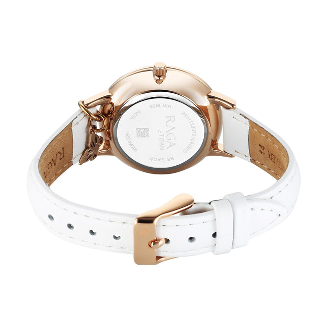 Titan Raga Showstopper 2.0 Quartz Purple Mop Dial Analog Watch for Women-95274Wl03 