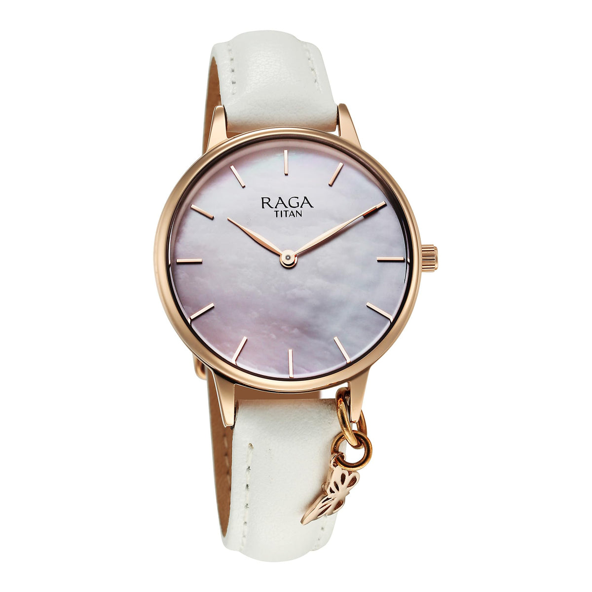 Titan Raga Showstopper 2.0 Quartz Purple Mop Dial Analog Watch for Women-95274Wl03 