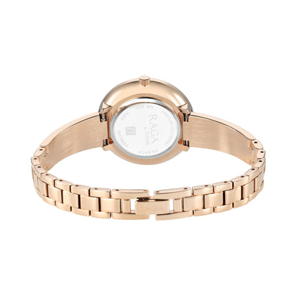 Titan Raga Showstopper Quartz Analog Purple Dial Metal Strap Watch for Women-95276WM01/NT95276WM01 