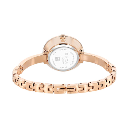 Titan Raga Showstopper Quartz Analog Purple Dial Metal Strap Watch for Women-NS95271WM01/NT95271WM01 