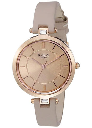 Titan Raga Viva Analog Rose Gold Dial Women's Watch 2603WL01/NN2603WL01/NP2603WL01 