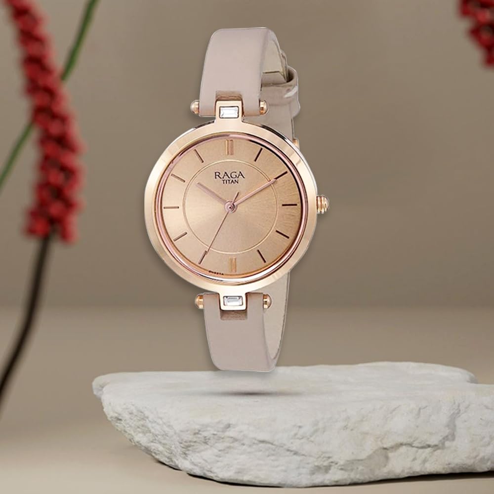 Titan Raga Viva Analog Rose Gold Dial Women's Watch 2603WL01/NN2603WL01/NP2603WL01 
