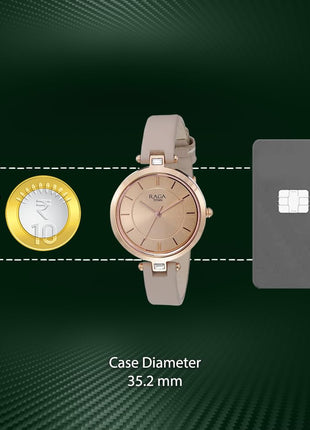 Titan Raga Viva Analog Rose Gold Dial Women's Watch 2603WL01/NN2603WL01/NP2603WL01 