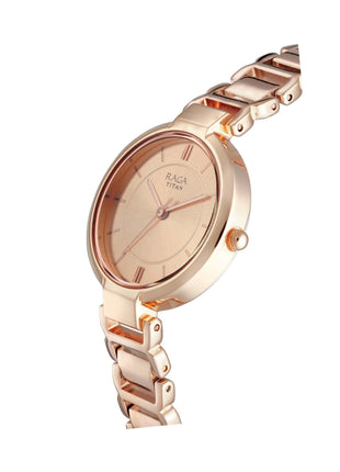 Titan Raga Viva Analog Rose Gold Dial Women's Watch NM2608WM01/NN2608WM01/NP2608WM01 